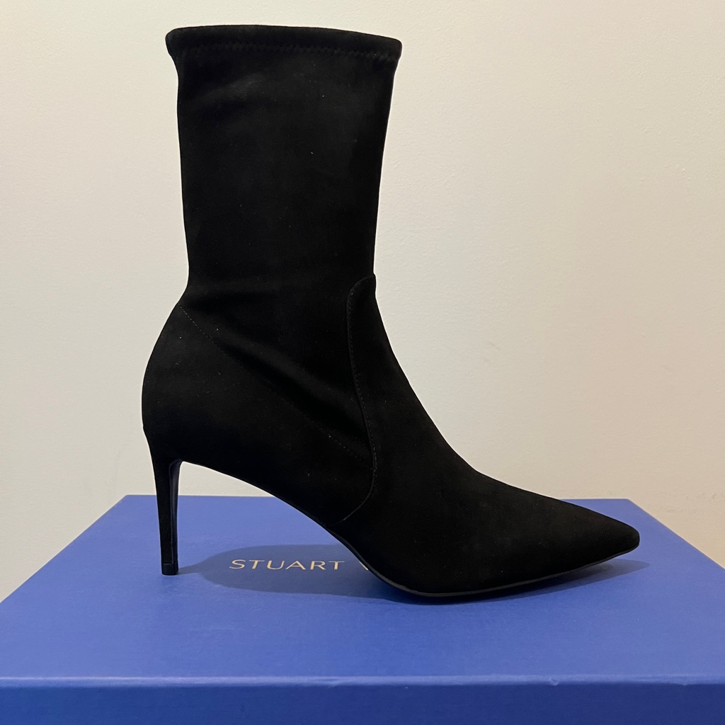 Stuart Weiztman Wren 75 Suede Bootie